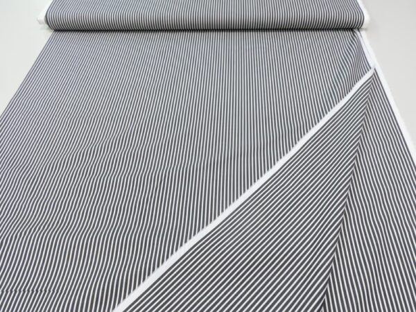 Papertouch Streifen grauschwarz-weiss – Bild 3