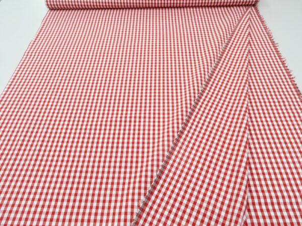 BW Vichy Karo 5 rot – Bild 3