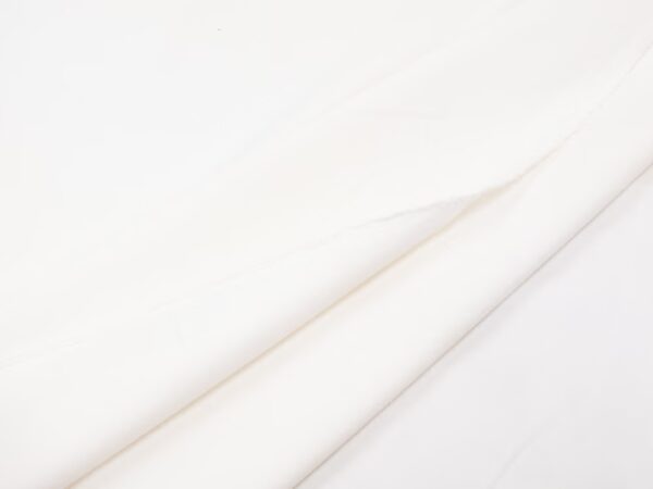 Baumwolle Stretch coconut weiss – Bild 2