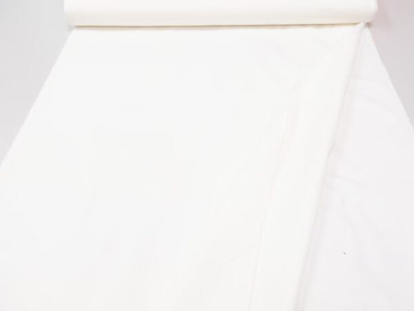 Baumwolle Stretch coconut weiss – Bild 3