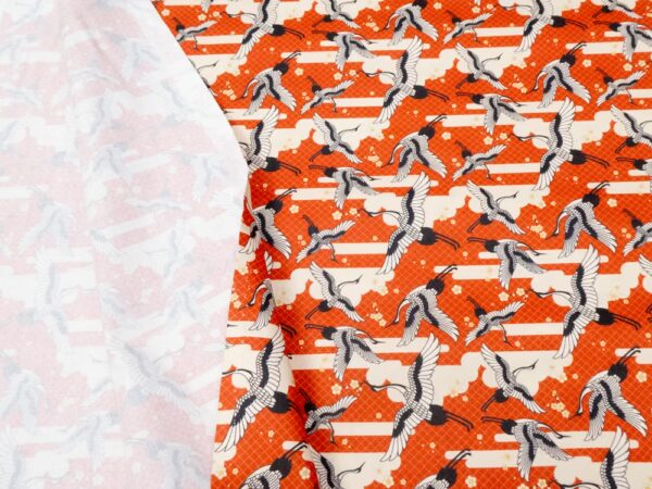 BW Kimonos & Koi Kranich rot – Bild 2