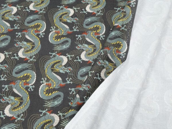 BW Kimonos & Koi - Drachen grau – Bild 2