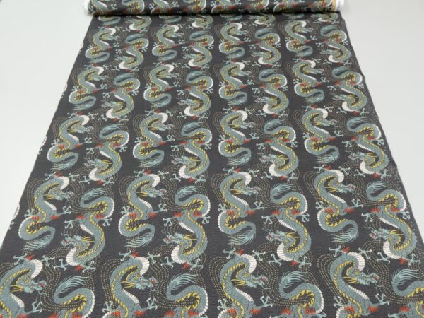 BW Kimonos & Koi - Drachen grau – Bild 3