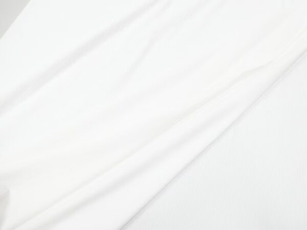 Flow Ribbed Fit White – Bild 2