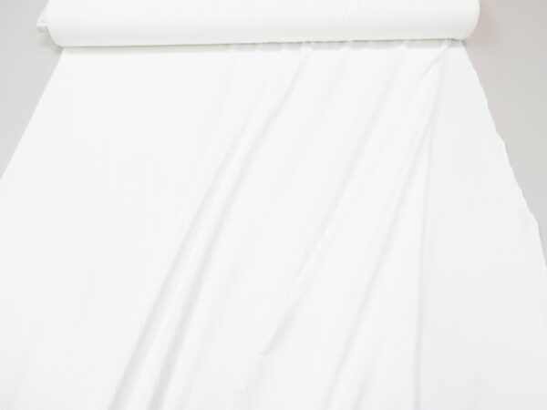 Flow Ribbed Fit White – Bild 3