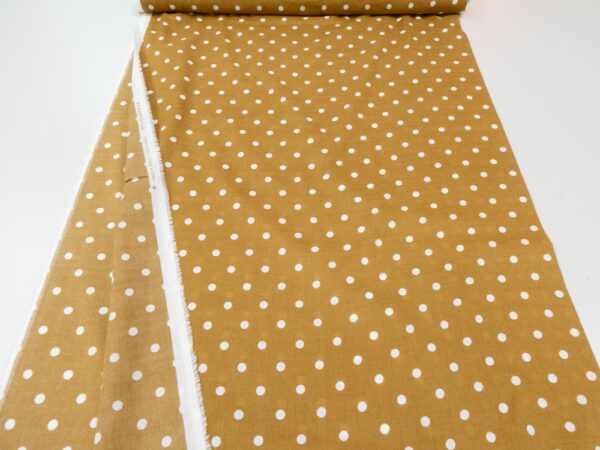 60 Lawn Dot - caramel-weiss – Bild 3