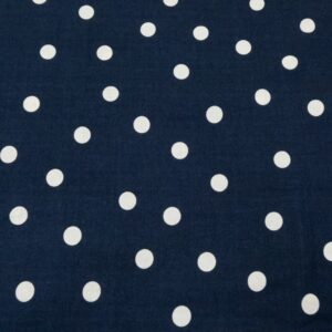 CL Sheeting BW-Li Punkte blau-weiss