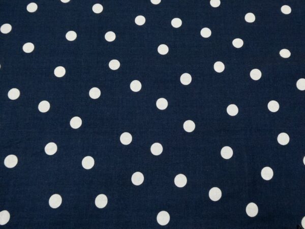 CL Sheeting BW-Li Punkte blau-weiss