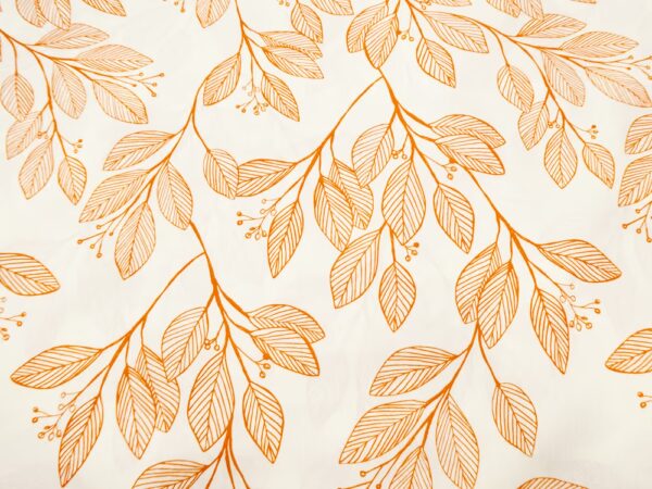 BW 270cm Laurel Sienna Blätter rost
