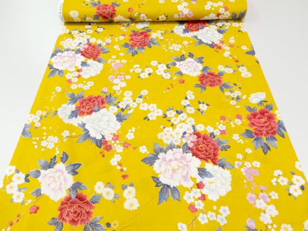 Wagara - jap. Blumen gelb – Bild 3