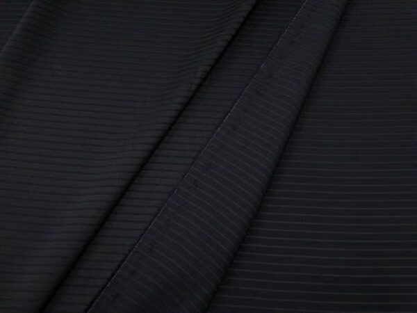 Vi-Satin Streifen matt-glänzend schwarz – Bild 3
