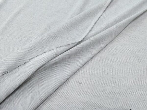 Voile BW Streifen MIni grau-weiss – Bild 2