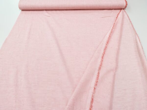 Voile BW Streifen MIni rot-weiss – Bild 3
