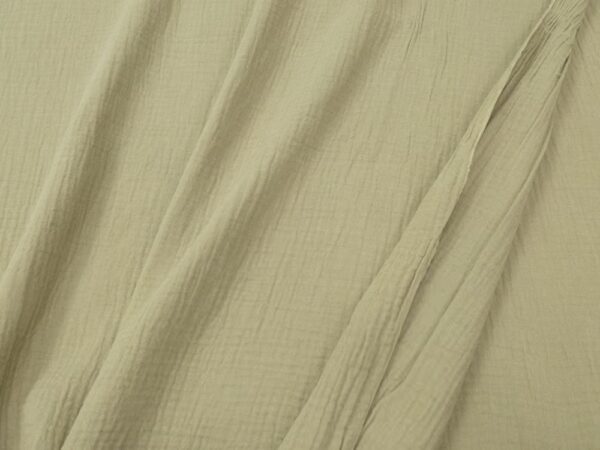 Double Gauze uni Aloegrün