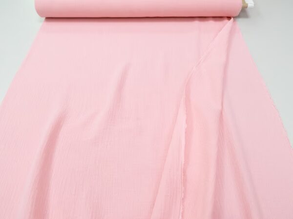 Double Gauze uni babyrosa – Bild 3