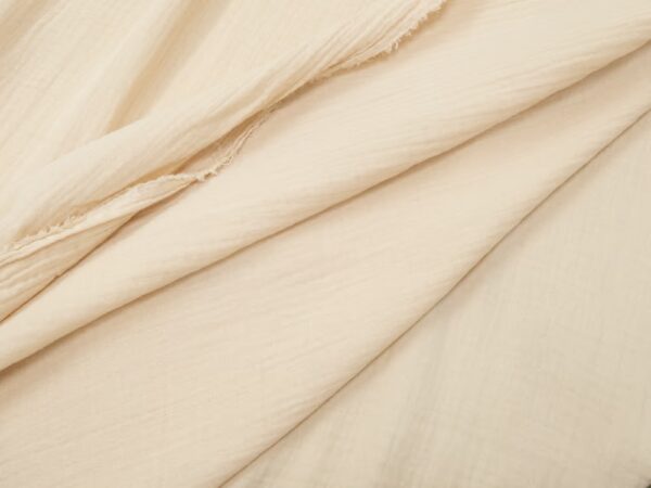 Double Gauze uni natur – Bild 2