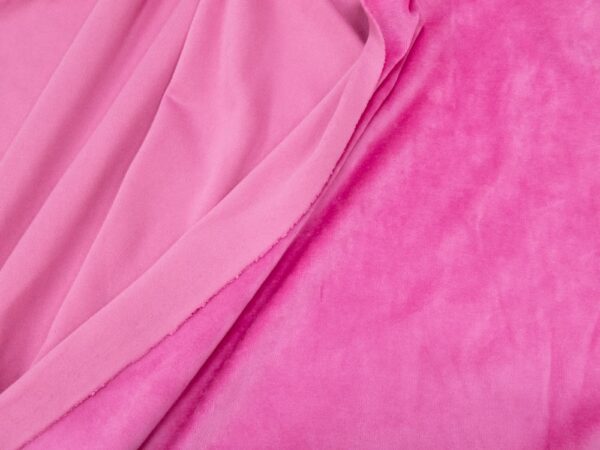 Nickiplüsch uni pink – Bild 2
