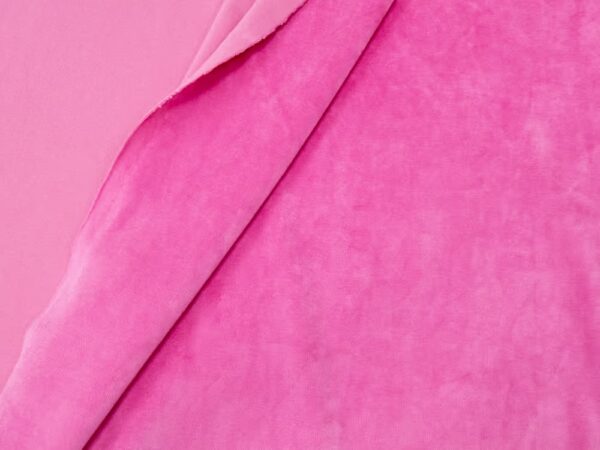 Nickiplüsch uni pink – Bild 3