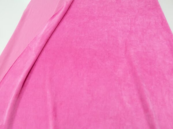 Nickiplüsch uni pink – Bild 4