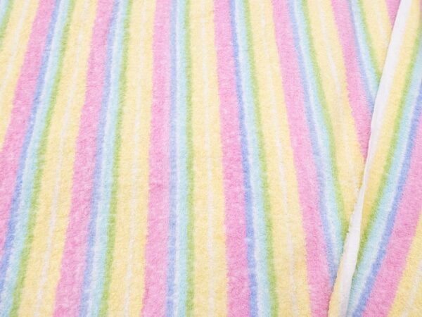 BW Frottee Streifen breit pastell