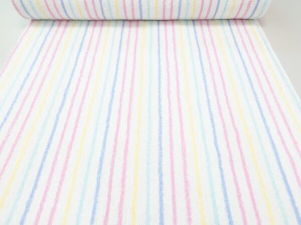 BW Frottee Streifen schmal pastell – Bild 3