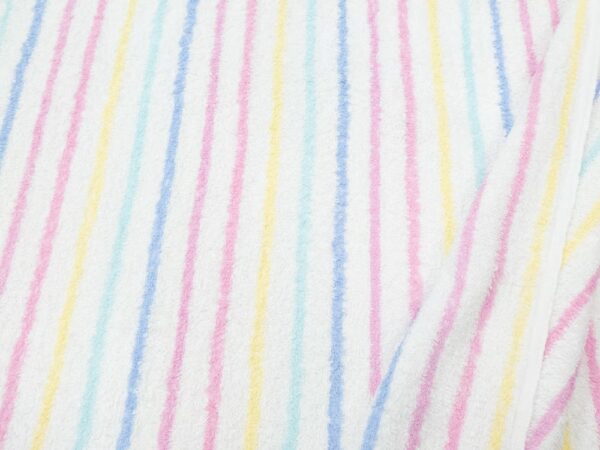 BW Frottee Streifen schmal pastell