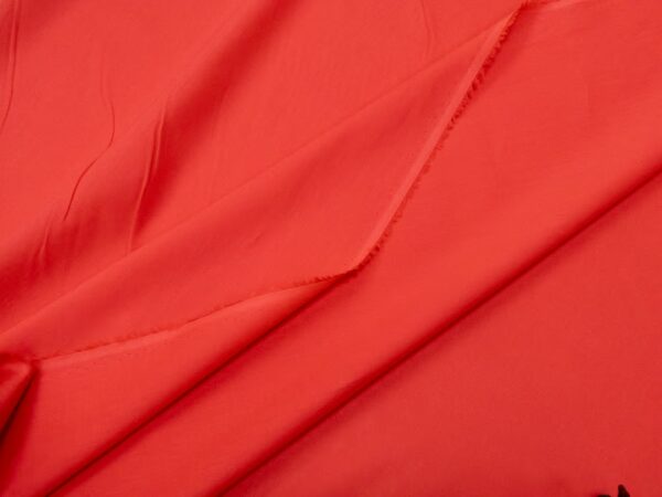 Plain Dyed Tana Lawn EASYCARE - Red Rose – Bild 2