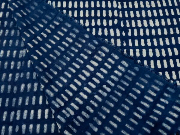 Indian Cotton Hopscotch Indigo – Bild 2
