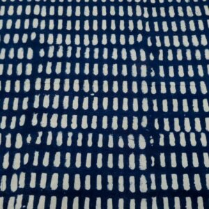 Indian Cotton Hopscotch Indigo