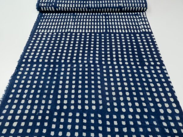Indian Cotton Hopscotch Indigo – Bild 6