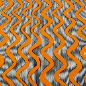 BW Wax Afrika Wellen orange