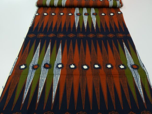 BW Wax Afrika Backgammon grün-rost – Bild 3