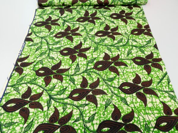 BW Wax Afrika Batik grün – Bild 2