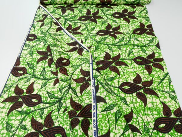 BW Wax Afrika Batik grün – Bild 3