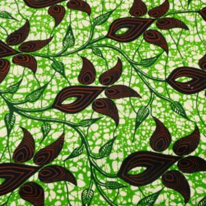 BW Wax Afrika Batik grün