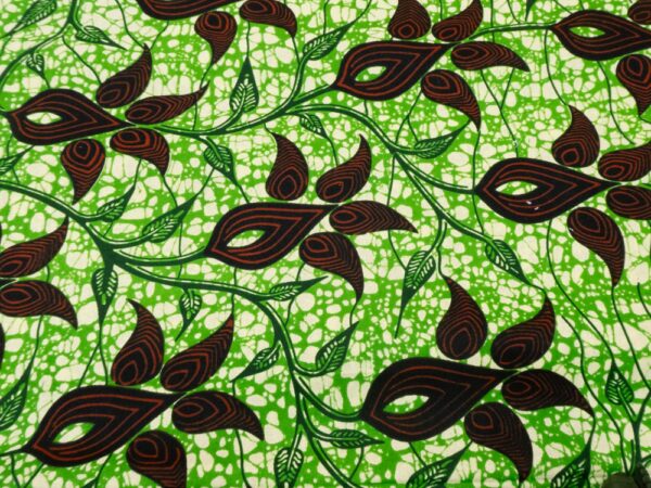 BW Wax Afrika Batik grün