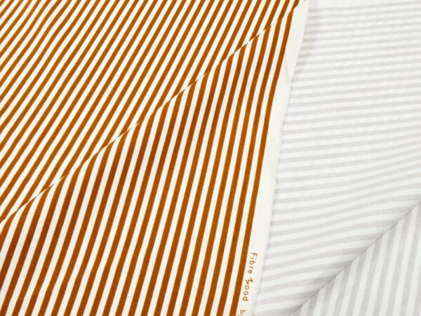 BW Twill Streifen schmal ocker-weiss – Bild 2
