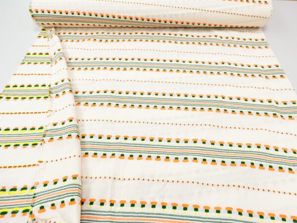Stoff Indian Cotton Garcia Stripe – Bild 3