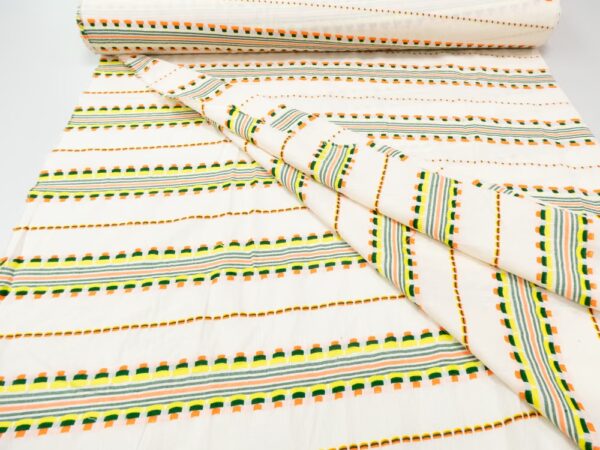 Stoff Indian Cotton Garcia Stripe – Bild 4
