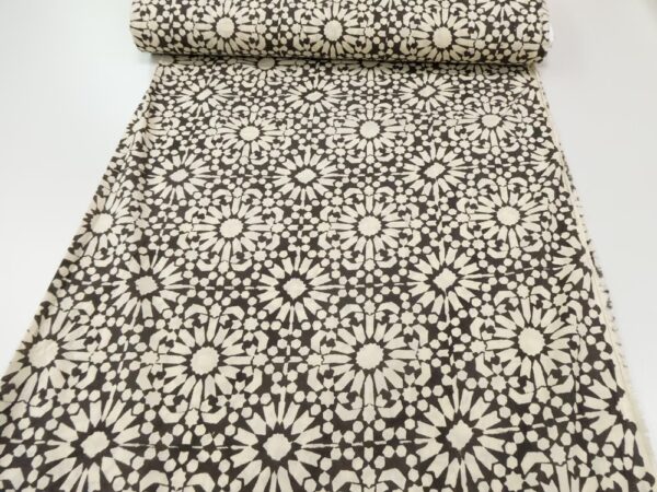 Stoff Indian Cotton Papercut black – Bild 2