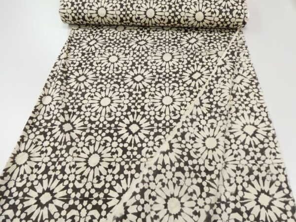 Stoff Indian Cotton Papercut black – Bild 3