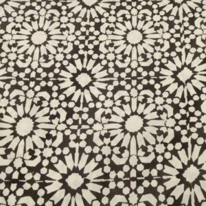 Stoff Indian Cotton Papercut black