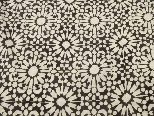 Stoff Indian Cotton Papercut black