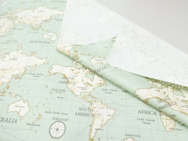Deko Maps Duckegg - PVC besch. – Bild 4
