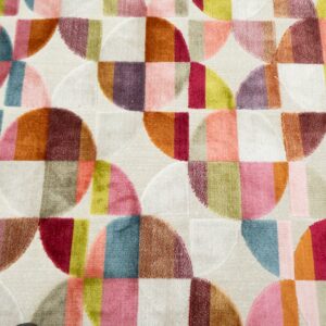 Deko Delaunay magenta/peacock