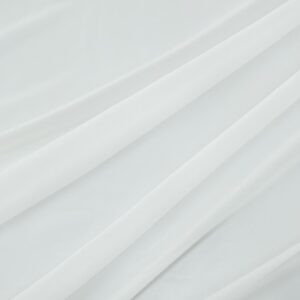 Seide Crepe Chiffon cremeweiss