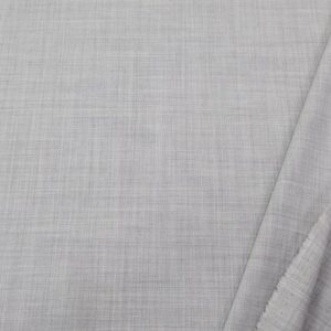 Schurwolle Sommer hellgrau meliert