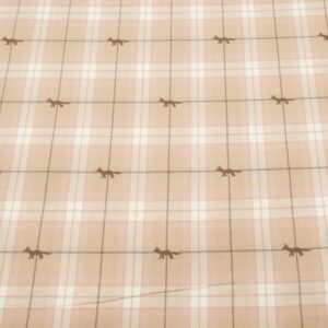 Wolle rosa Fuchs auf Karo