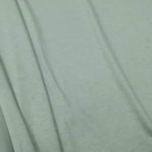 Baumwoll Single-Jersey fein salbeigrün
