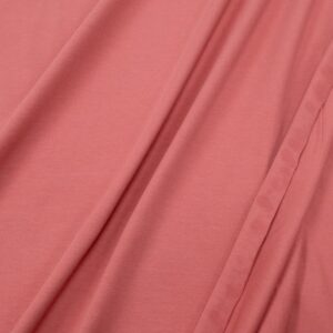 Baumwolle Jersey Maxi Uni Altrosa dunkel